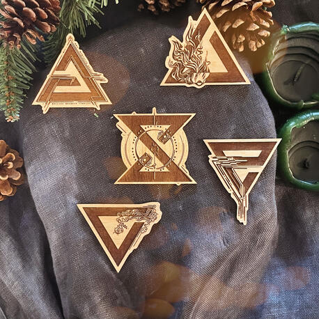 Wooden pins Wooden pins
