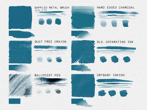 Brush Swatches 3 Brush Swatches 3