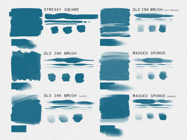 Brush Swatches 4 Brush Swatches 4