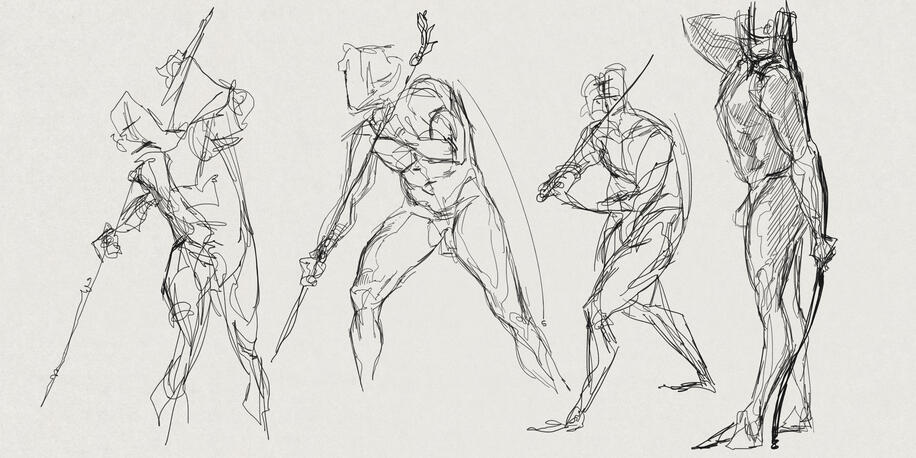 Short Pose 5 minutes each
